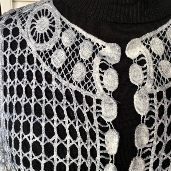 Lace Ombré Open front top by Lana Lee XL - Picture 6 of 8